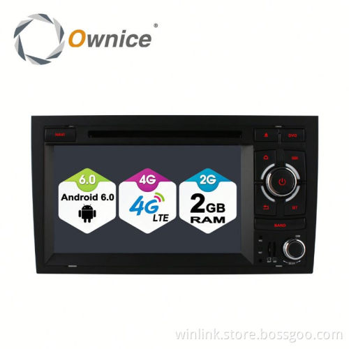 Ownice Android 6.0 Cortex A53 4core Car multimedia player for Audi A4 S4 support TPMS + 16G rom